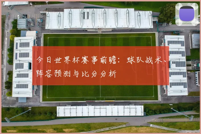 今日世界杯赛事前瞻：球队战术、阵容预测与比分分析