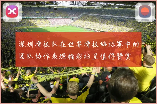 深圳滑板队在世界滑板锦标赛中的团队协作表现精彩纷呈值得赞赏