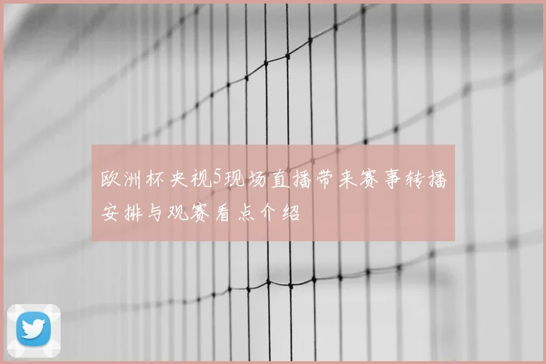 欧洲杯央视5现场直播带来赛事转播安排与观赛看点介绍