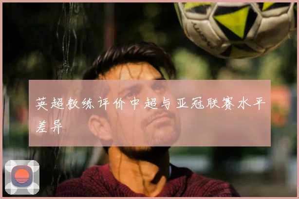 英超教练评价中超与亚冠联赛水平差异